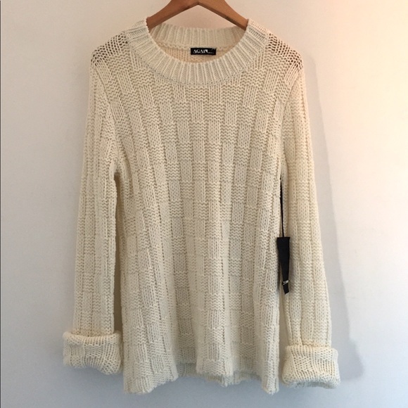 AGAIN Collection Sweaters - NWT AGAIN Collection Knit Sweater